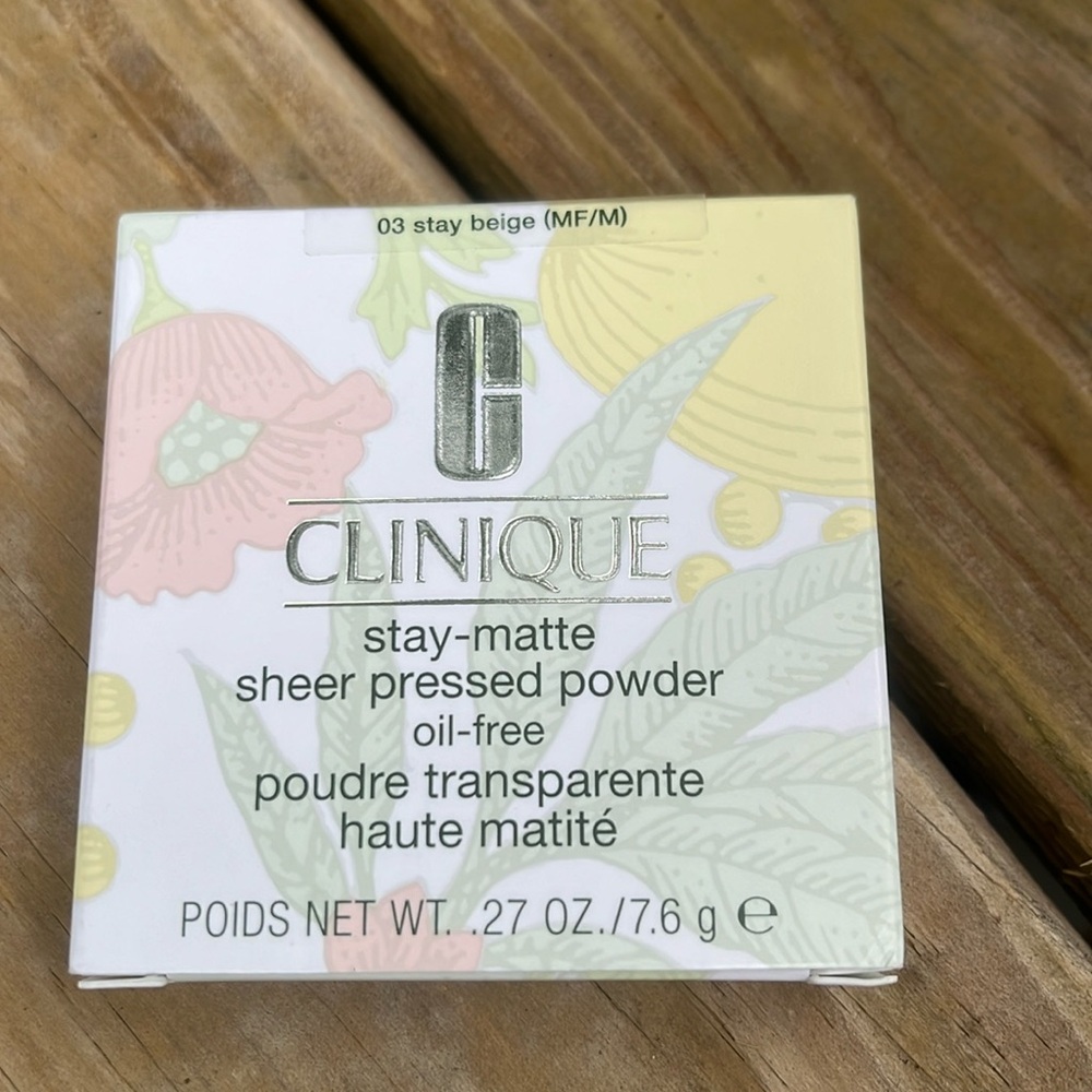 Brand new Clinique stay-matte sheer pressed powder oil free